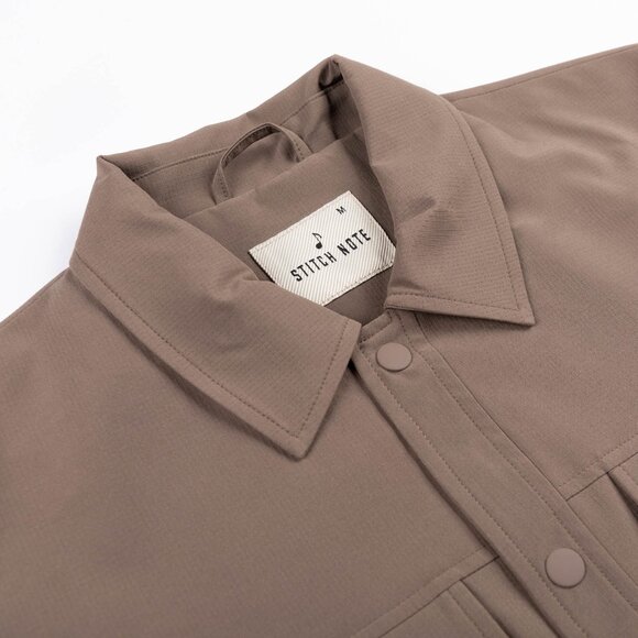 Stitch Note Jacket - Taupe - Picture 2 of 3